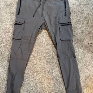 H&M Men's Charcoal Cargo Pants